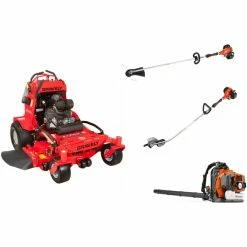 Echo GE701 Gravely Mower Bundle - Pro-Stance 48 Stand On 350BT Blower SRM-2620 Trimmer