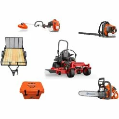Caliber Trailer Mfg. GH628 Gravely Mower Bundle - Pro Turn 152 Zero Turn 350BT Blower 525L Trimmer