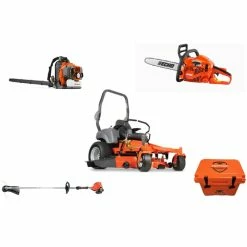 Echo HH4161 Husqvarna Mower Bundle - MZ 61 Zero Turn 350BT Blower SRM-225 Trimmer
