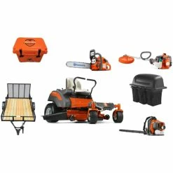 Caliber Trailer Mfg. HH426 Husqvarna Mower Bundle - Z248F Zero Turn 350BT Blower 128LD Trimmer