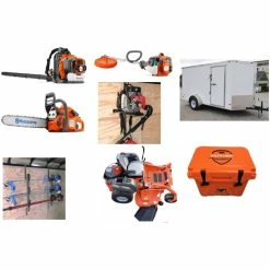 Briggs & Stratton HH470 Husqvarna Mower Bundle - MZ 61 Zero Turn 350BT Blower 7x12 Enclosed Trailer