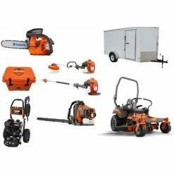 Cynergy Cargo LLC HH540 Husqvarna Mower Bundle - Z460 Zero Turn 350BT Blower 7x12 Enclosed Trailer