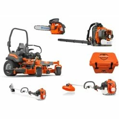 HH603 Husqvarna Mower Bundle - Z554L Zero Turn 350BT Blower 525L Trimmer