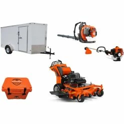 Cynergy Cargo LLC HH737 Husqvarna Mower Bundle - W552 Hydro Walk 560BTS Blower 430LS Trimmer