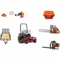 Caliber Trailer Mfg. TH577 Toro Mower Bundle - Titan HD 1500 Zero Turn 150BT Blower 322L Trimmer