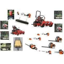 Caliber Trailer Mfg. GH567 Gravely Mower Bundle - Pro Turn ZX 52 Zero Turn Pro Walk 36 Hydro Walk Behind 7x16 Utility Trailer