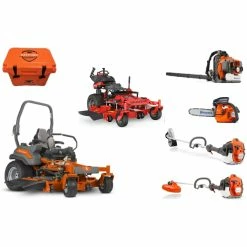 Gravely HH717 Husqvarna Mower Bundle - Z554X Zero Turn Pro Walk 36 Hydro Walk Behind 350BT Blower